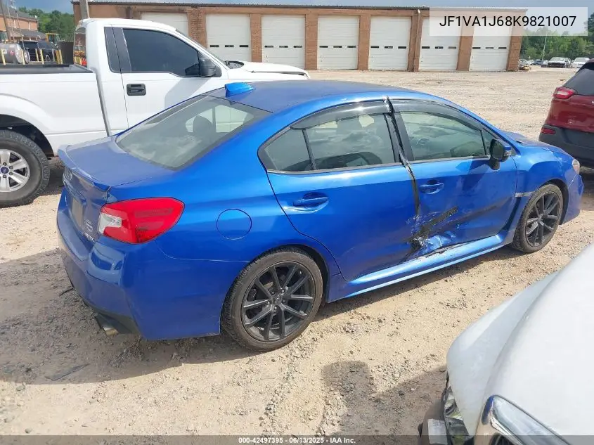 2019 Subaru Wrx Limited VIN: JF1VA1J68K9821007 Lot: 42497395