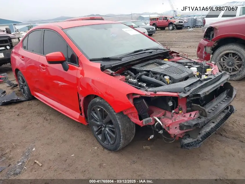 2020 Subaru Wrx VIN: JF1VA1A69L9807067 Lot: 41765804
