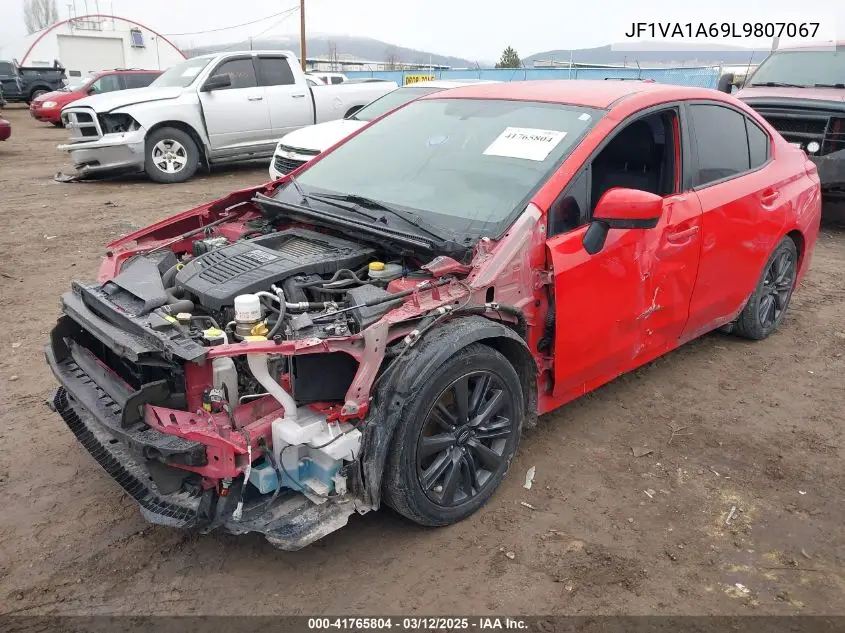 2020 Subaru Wrx VIN: JF1VA1A69L9807067 Lot: 41765804