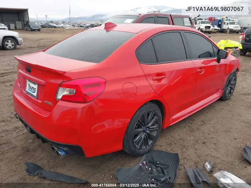 2020 Subaru Wrx VIN: JF1VA1A69L9807067 Lot: 41765804