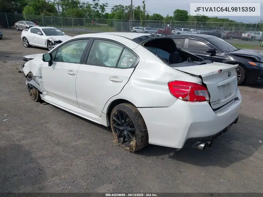 2020 Subaru Wrx Premium VIN: JF1VA1C64L9815350 Lot: 42236865