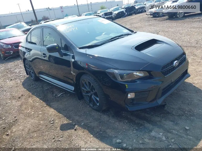 2020 Subaru Wrx VIN: JF1VA1A66L9800660 Lot: 42486494