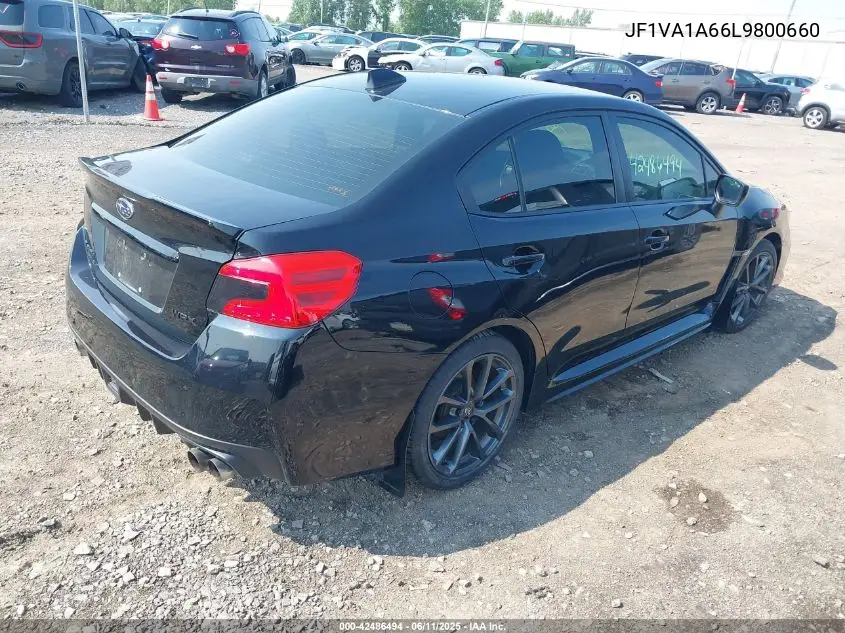 2020 Subaru Wrx VIN: JF1VA1A66L9800660 Lot: 42486494