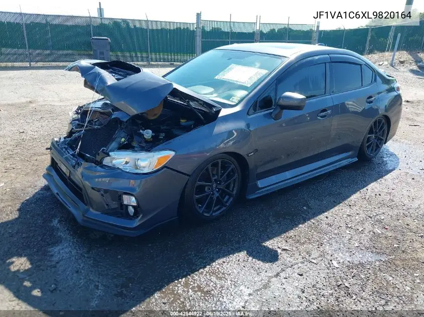 2020 Subaru Wrx Premium VIN: JF1VA1C6XL9820164 Lot: 42544922