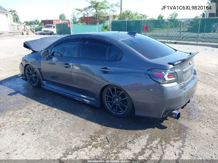 2020 Subaru Wrx Premium VIN: JF1VA1C6XL9820164 Lot: 42544922