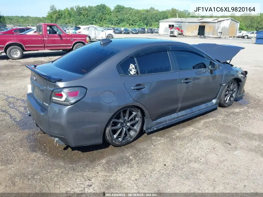 2020 Subaru Wrx Premium VIN: JF1VA1C6XL9820164 Lot: 42544922