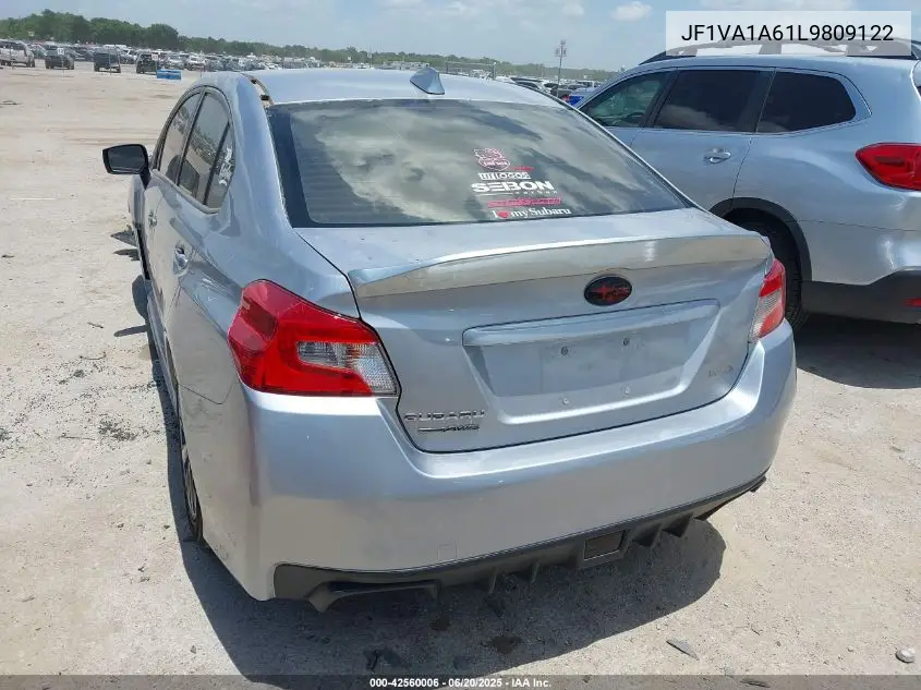 2020 Subaru Wrx VIN: JF1VA1A61L9809122 Lot: 42560006