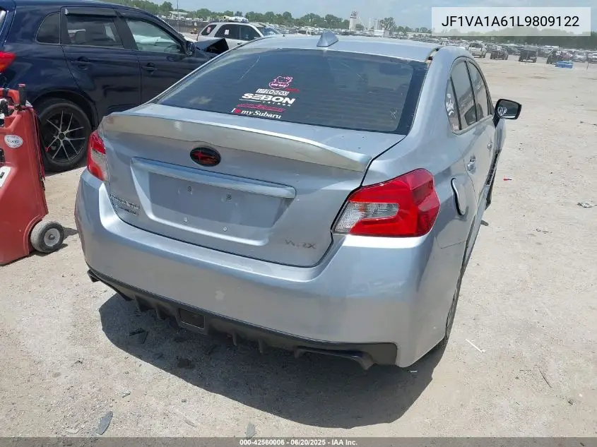 2020 Subaru Wrx VIN: JF1VA1A61L9809122 Lot: 42560006