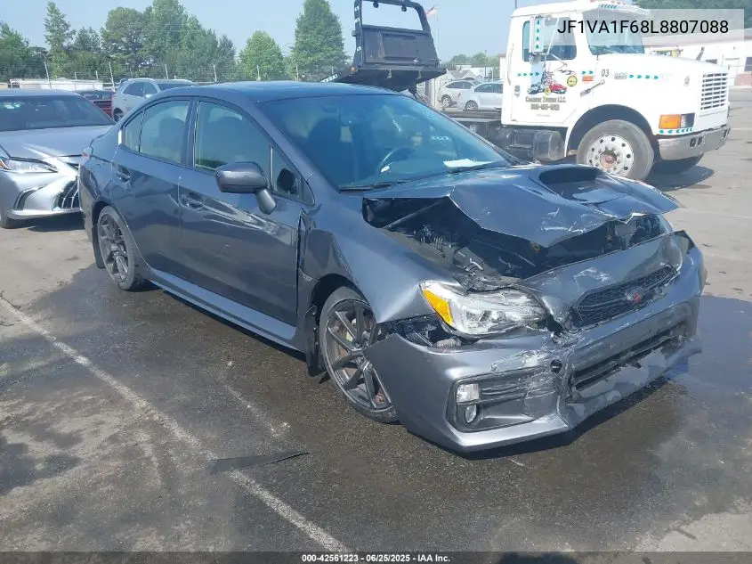 2020 Subaru Wrx Premium VIN: JF1VA1F68L8807088 Lot: 42561223