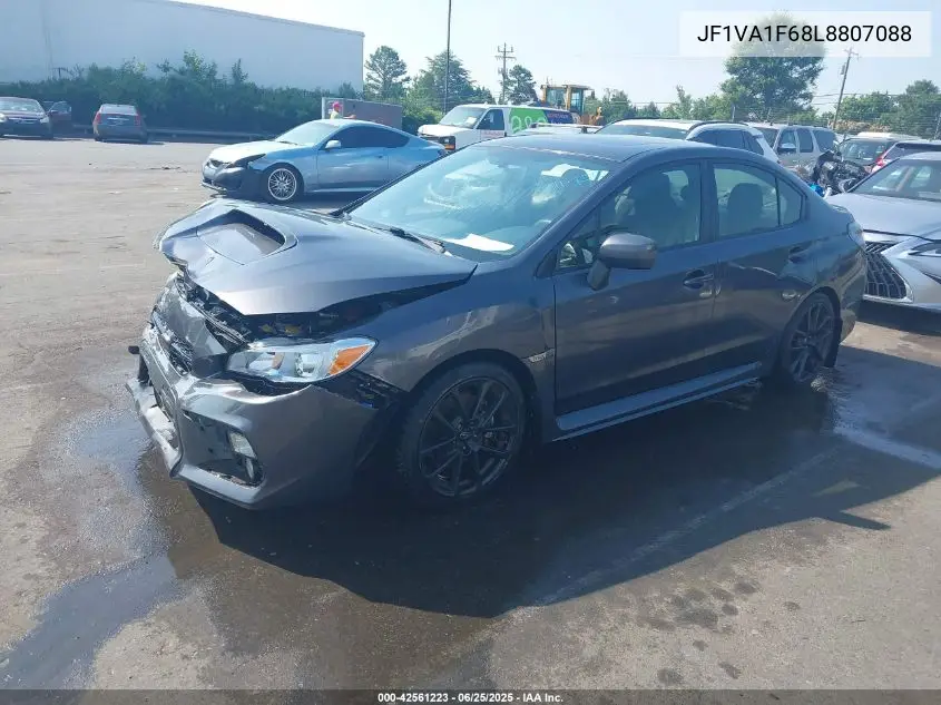 2020 Subaru Wrx Premium VIN: JF1VA1F68L8807088 Lot: 42561223