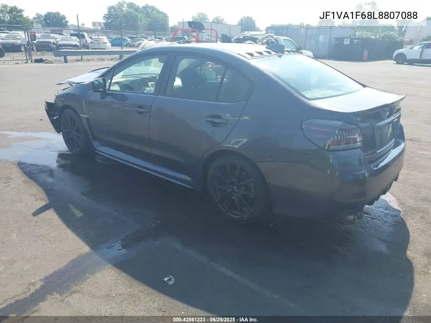 2020 Subaru Wrx Premium VIN: JF1VA1F68L8807088 Lot: 42561223