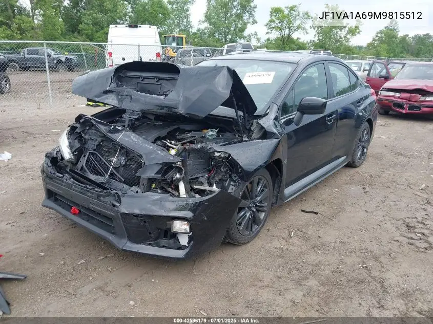 2021 Subaru Wrx VIN: JF1VA1A69M9815512 Lot: 42596179