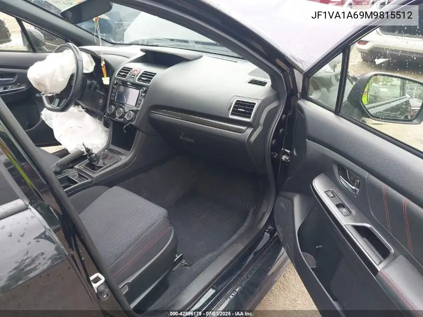 2021 Subaru Wrx VIN: JF1VA1A69M9815512 Lot: 42596179