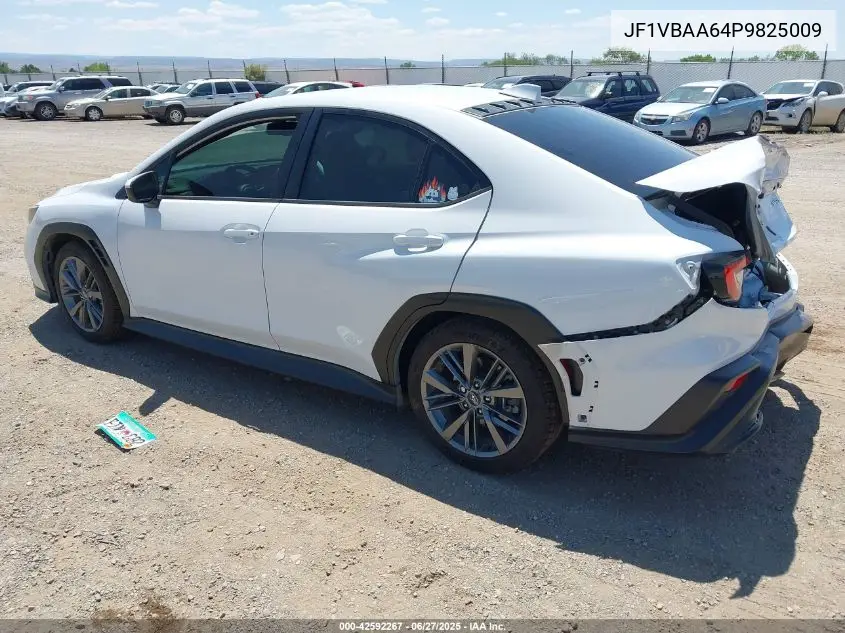 2023 Subaru Wrx VIN: JF1VBAA64P9825009 Lot: 42592267