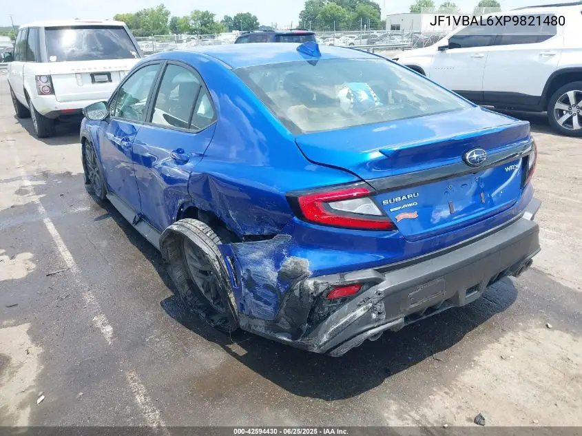 2023 Subaru Wrx Limited VIN: JF1VBAL6XP9821480 Lot: 42594430
