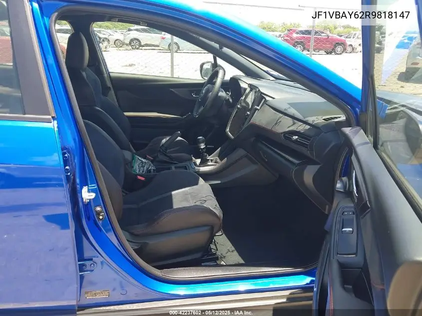 2024 Subaru Wrx Tr VIN: JF1VBAY62R9818147 Lot: 42237602