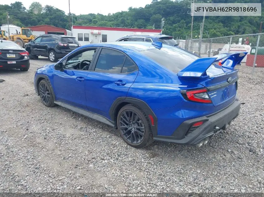 2024 Subaru Wrx Premium VIN: JF1VBAH62R9818696 Lot: 42577859