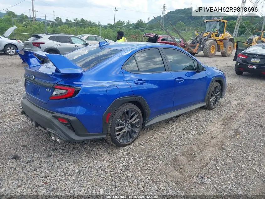 2024 Subaru Wrx Premium VIN: JF1VBAH62R9818696 Lot: 42577859