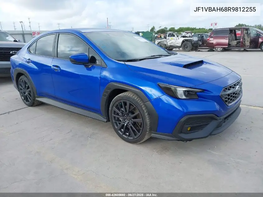 2024 Subaru Wrx Premium VIN: JF1VBAH68R9812255 Lot: 42605660
