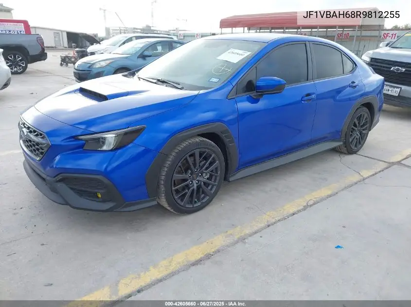 2024 Subaru Wrx Premium VIN: JF1VBAH68R9812255 Lot: 42605660
