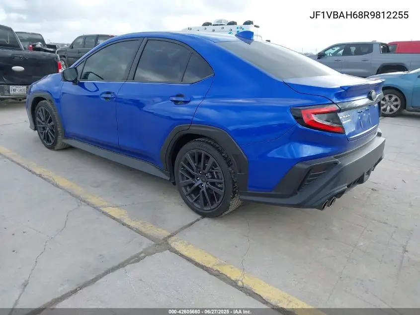2024 Subaru Wrx Premium VIN: JF1VBAH68R9812255 Lot: 42605660