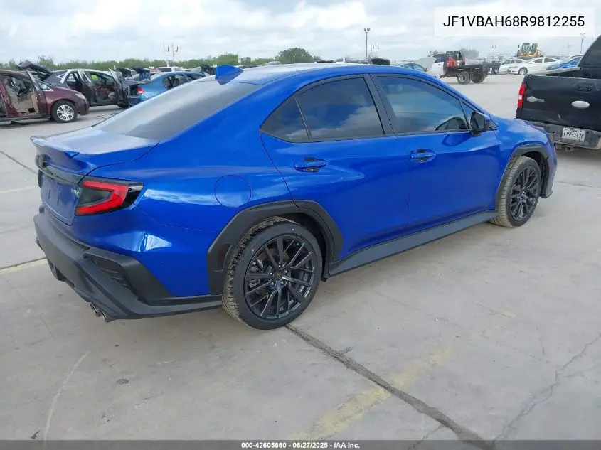 2024 Subaru Wrx Premium VIN: JF1VBAH68R9812255 Lot: 42605660