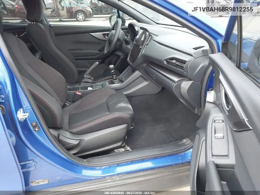 2024 Subaru Wrx Premium VIN: JF1VBAH68R9812255 Lot: 42605660