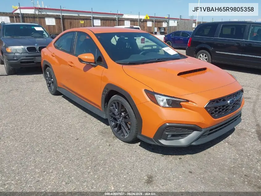 2024 Subaru Wrx Premium VIN: JF1VBAH65R9805358 Lot: 42607837