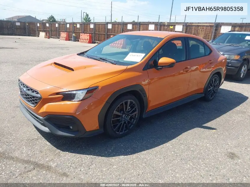 2024 Subaru Wrx Premium VIN: JF1VBAH65R9805358 Lot: 42607837