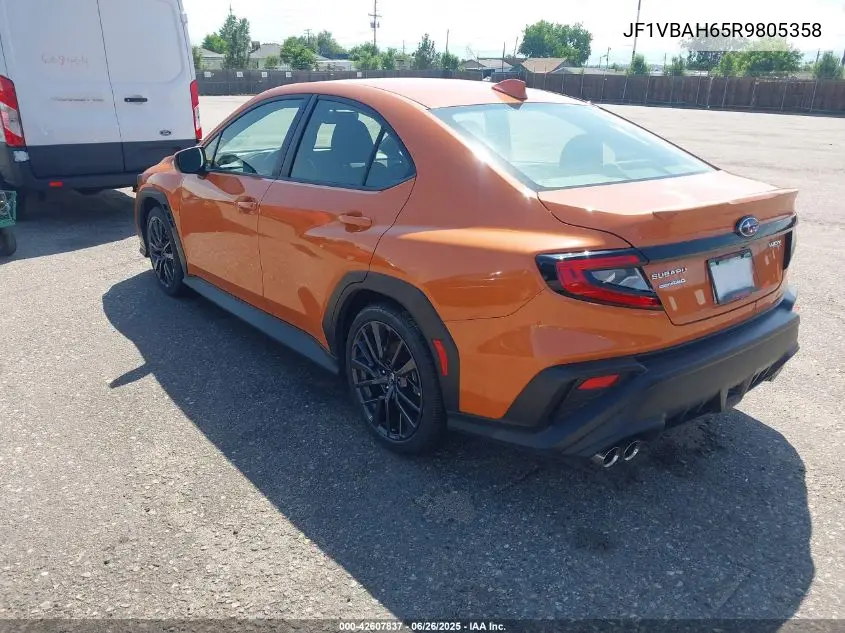 2024 Subaru Wrx Premium VIN: JF1VBAH65R9805358 Lot: 42607837