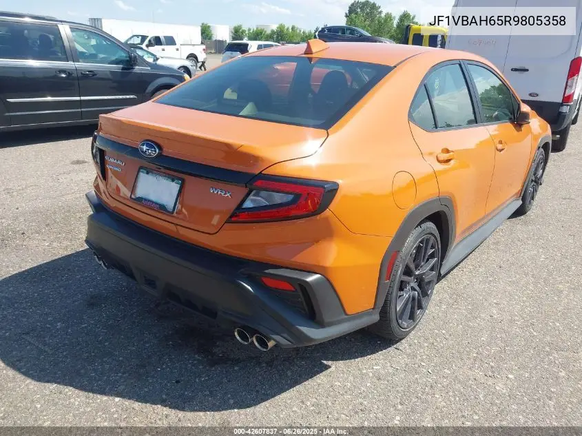 2024 Subaru Wrx Premium VIN: JF1VBAH65R9805358 Lot: 42607837