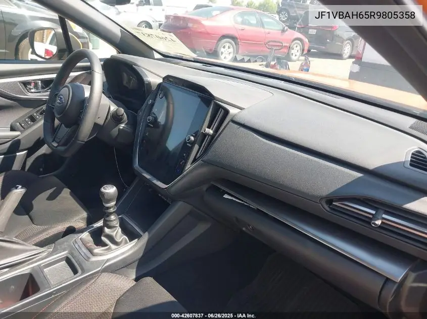 2024 Subaru Wrx Premium VIN: JF1VBAH65R9805358 Lot: 42607837