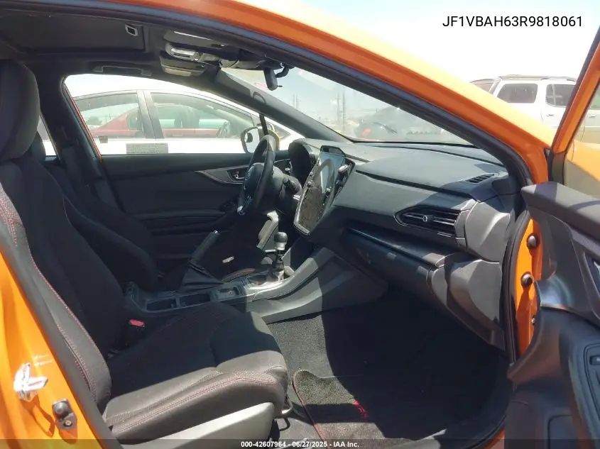 2024 Subaru Wrx Premium VIN: JF1VBAH63R9818061 Lot: 42607964