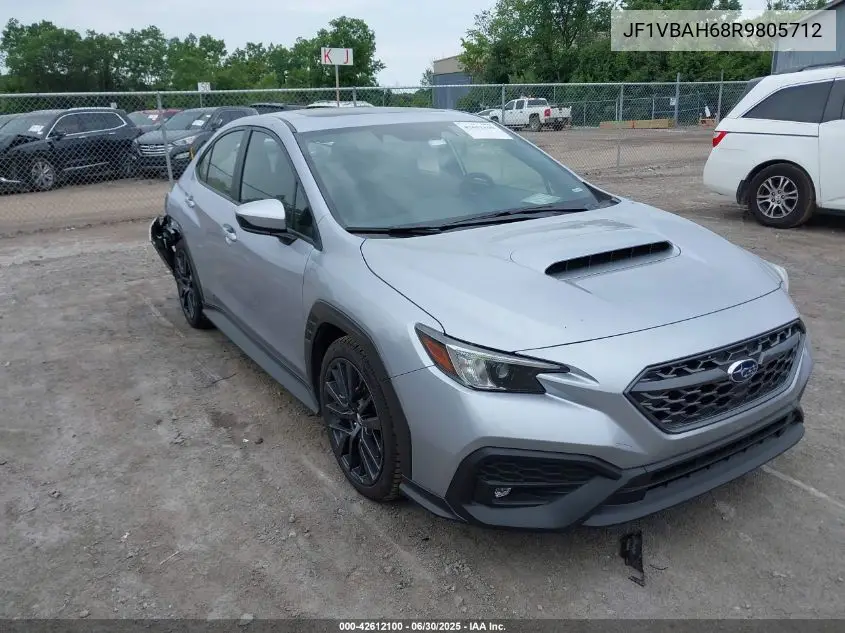 2024 Subaru Wrx Premium VIN: JF1VBAH68R9805712 Lot: 42612100