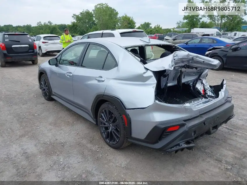 2024 Subaru Wrx Premium VIN: JF1VBAH68R9805712 Lot: 42612100