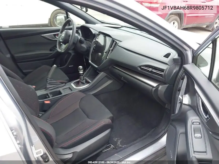 2024 Subaru Wrx Premium VIN: JF1VBAH68R9805712 Lot: 42612100