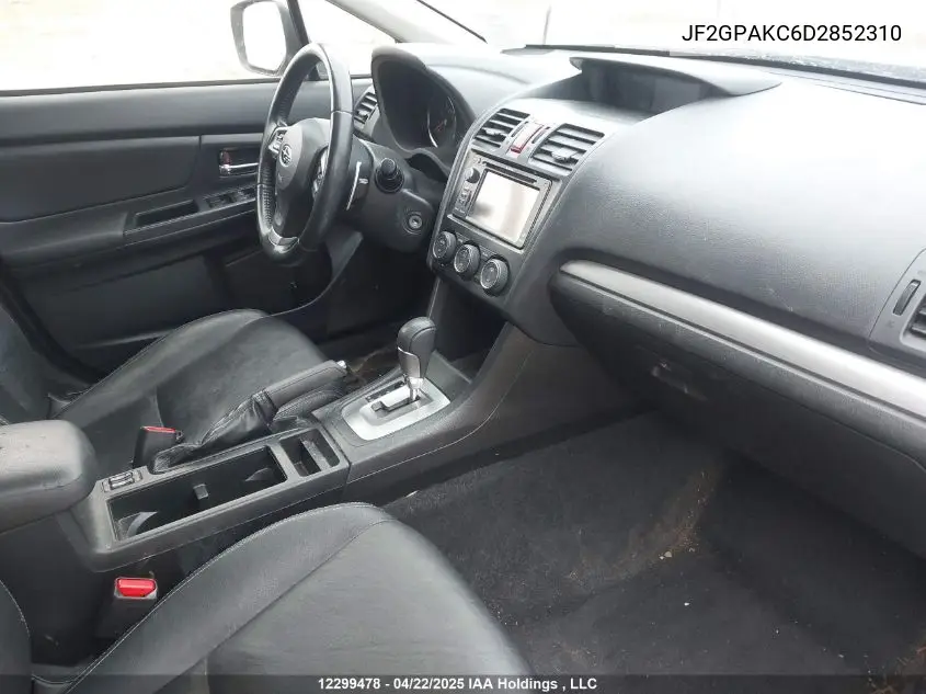 2013 Subaru Xv Crosstrek Limited Package VIN: JF2GPAKC6D2852310 Lot: 12299478X