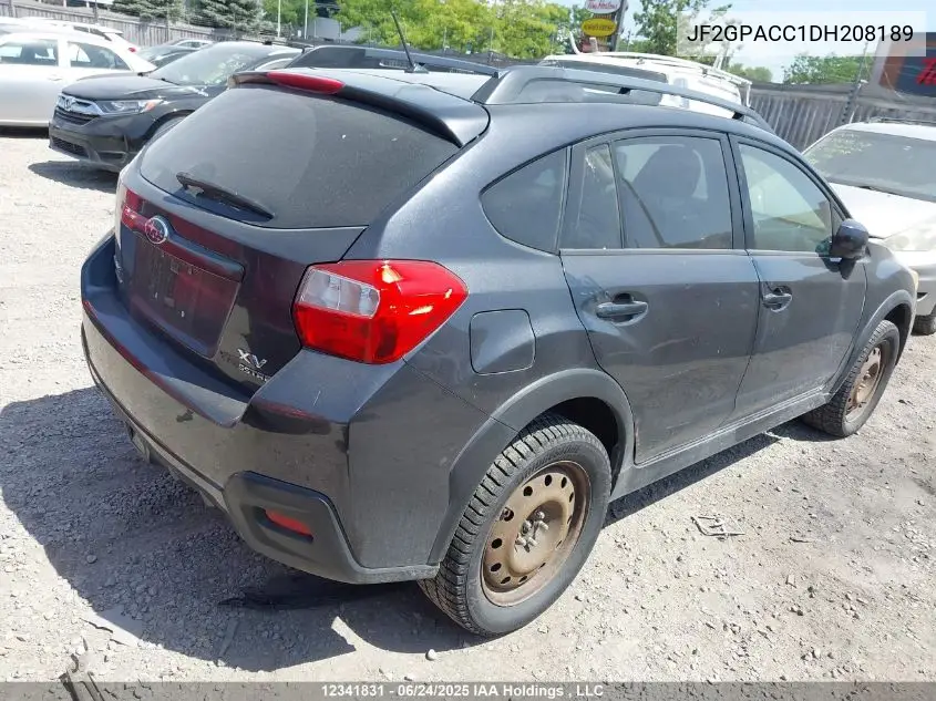 2013 Subaru Xv Crosstrek Sport Package/Touring VIN: JF2GPACC1DH208189 Lot: 12341831