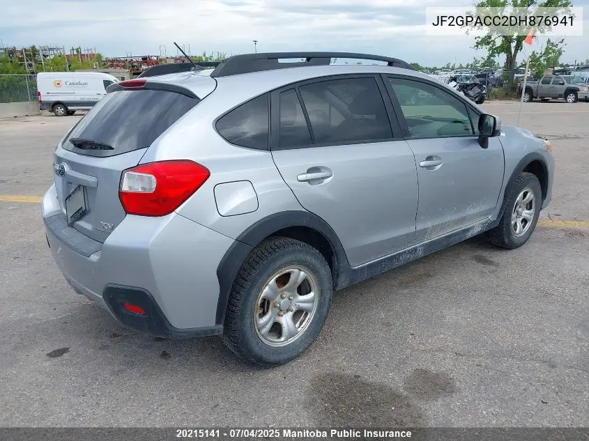 2013 Subaru Xv Crosstrek Touring VIN: JF2GPACC2DH876941 Lot: 20215141