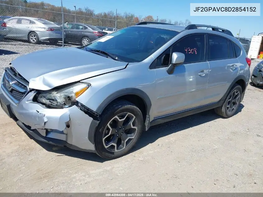 2013 Subaru Xv Crosstrek 2.0I Premium VIN: JF2GPAVC8D2854152 Lot: 42064308