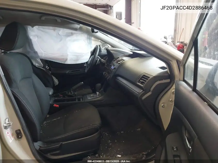 2013 Subaru Xv Crosstrek 2.0I Premium VIN: JF2GPACC4D2886468 Lot: 42248611