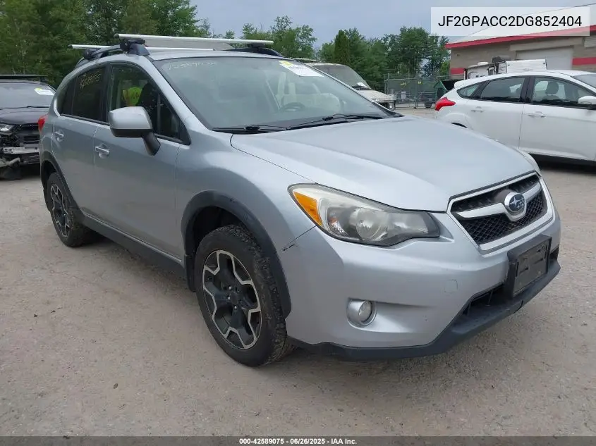 2013 Subaru Xv Crosstrek 2.0I Premium VIN: JF2GPACC2DG852404 Lot: 42589075