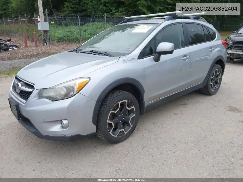 2013 Subaru Xv Crosstrek 2.0I Premium VIN: JF2GPACC2DG852404 Lot: 42589075