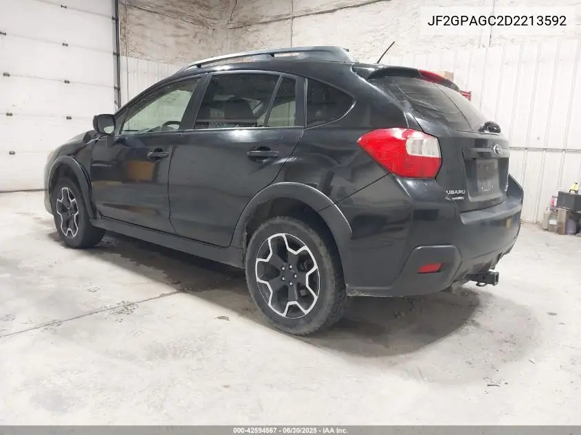2013 Subaru Xv Crosstrek 2.0 Limited VIN: JF2GPAGC2D2213592 Lot: 42594567