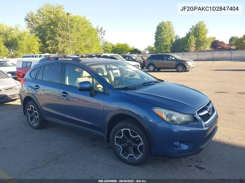 2013 Subaru Xv Crosstrek 2.0I Limited VIN: JF2GPAKC1D2847404 Lot: 42598966