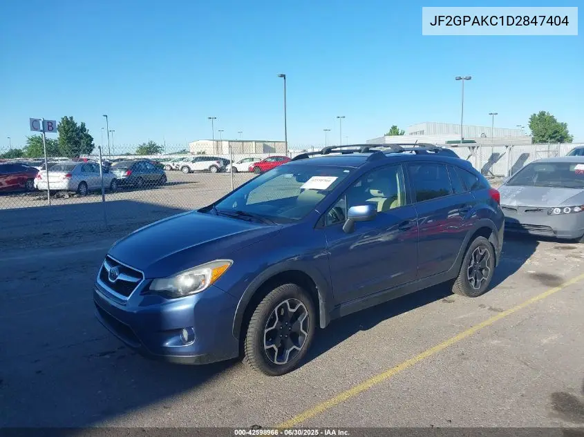 2013 Subaru Xv Crosstrek 2.0I Limited VIN: JF2GPAKC1D2847404 Lot: 42598966