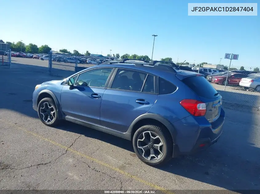 2013 Subaru Xv Crosstrek 2.0I Limited VIN: JF2GPAKC1D2847404 Lot: 42598966