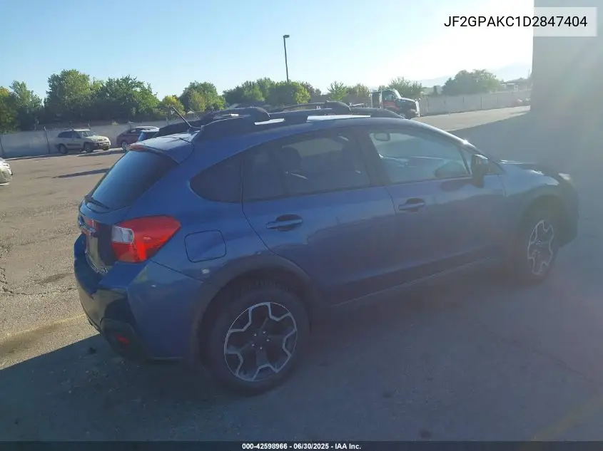 2013 Subaru Xv Crosstrek 2.0I Limited VIN: JF2GPAKC1D2847404 Lot: 42598966