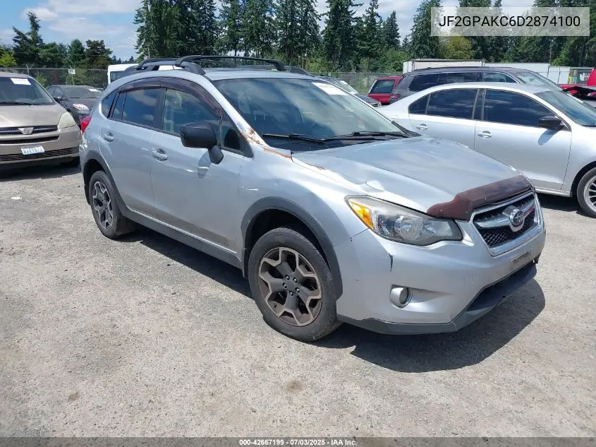 2013 Subaru Xv Crosstrek 2.0I Limited VIN: JF2GPAKC6D2874100 Lot: 42667199