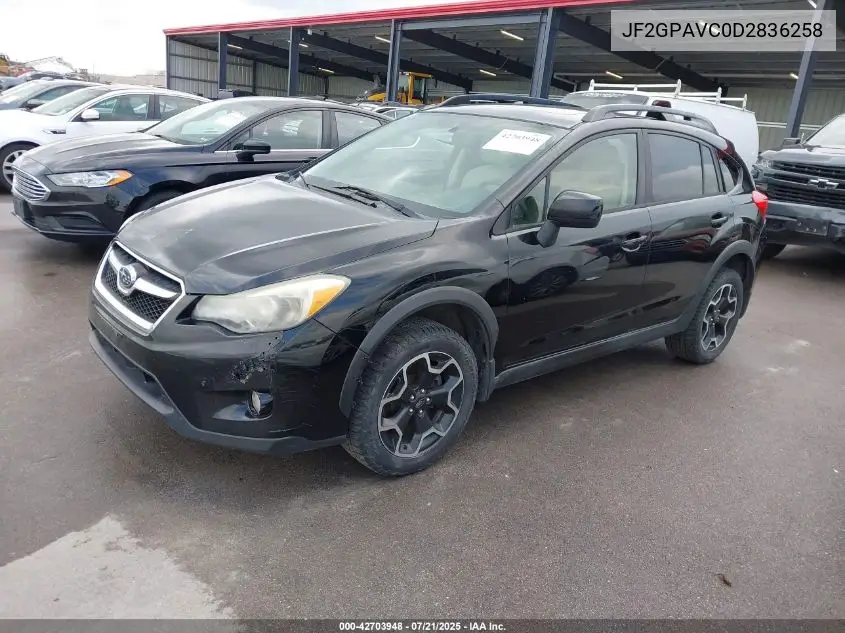 2013 Subaru Xv Crosstrek 2.0I Premium VIN: JF2GPAVC0D2836258 Lot: 42703948